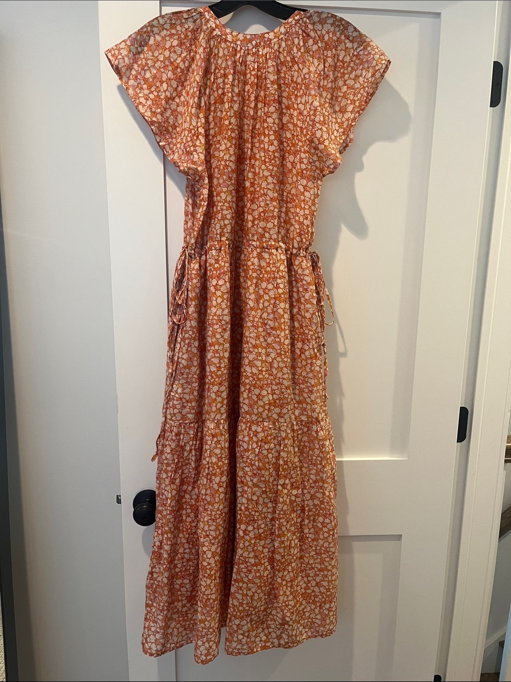 XiRENA - Floral Tiered Maxi Dress in Rust Pink - Small - Picture 2 of 2
